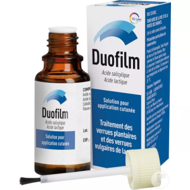 DUOFILM Solution pour application locale Flacon de 15 ml