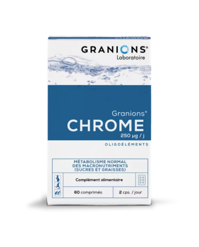 Granions Chrome 250 µg Boite de 60 comprimés à croquer