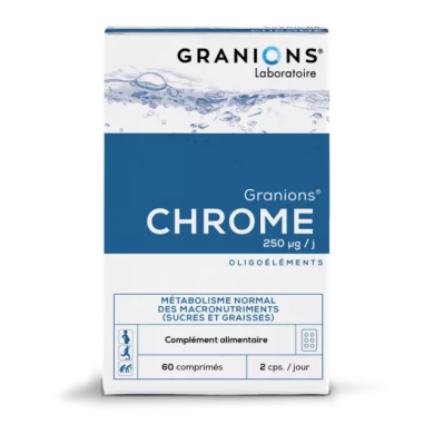 Granions Chrome 250 µg Boite de 60 comprimés à croquer
