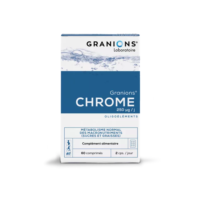 Granions Chrome 250 µg Boite de 60 comprimés à croquer