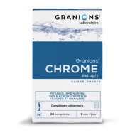 Granions Chrome 250 µg Boite de 60 comprimés à croquer