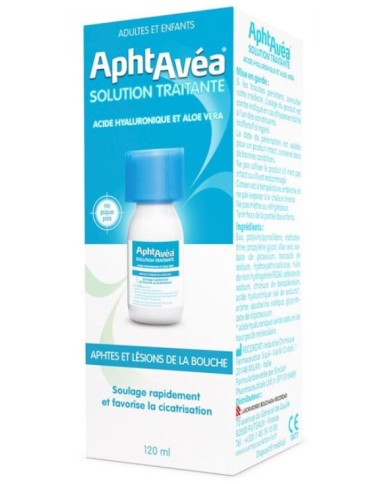 APHTAVEA Solution traitante aphtes et lésions buccales Flacon de 120 ml