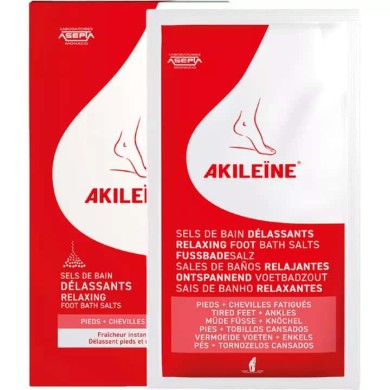 AKILEINE SOINS ROUGES Sels de bain délassants 2 sachets de 150g