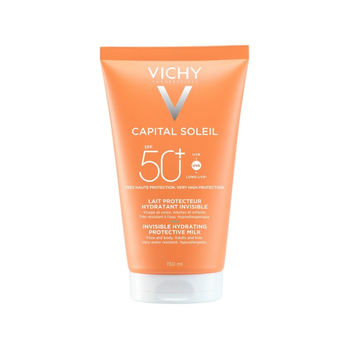 VICHY CAPITAL SOLEIL Lait protecteur Hydratant invisible SPF50+ Tube de 150 ml