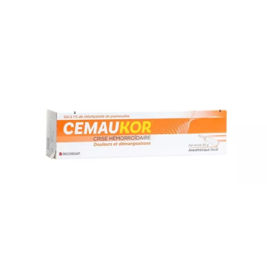 Cemaukor 1% Gel Crise Hémorroïdaire 30 grammes