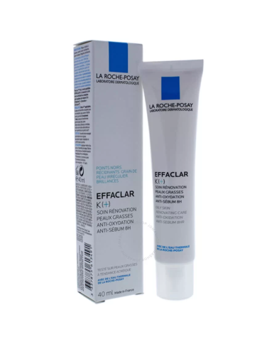 LA ROCHE POSAY EFFACLAR K+ 40ml - Soin Rénovation Peaux Grasses Tube de 40 ml