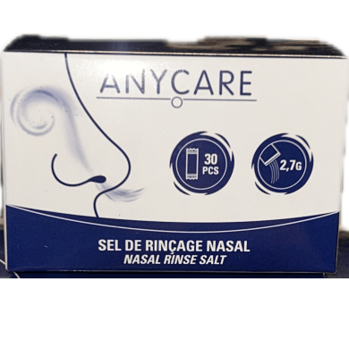 ANYCARE Boite de 30 sachets de sel de rinçage nasal