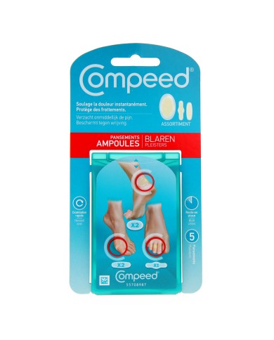 COMPEED AMPOULES Pansement assortis Boite de 10
