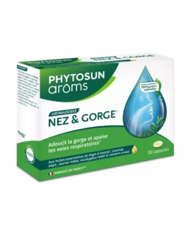 PHYTOSUN AROMS Capsules Nez et Gorge Boite de 30