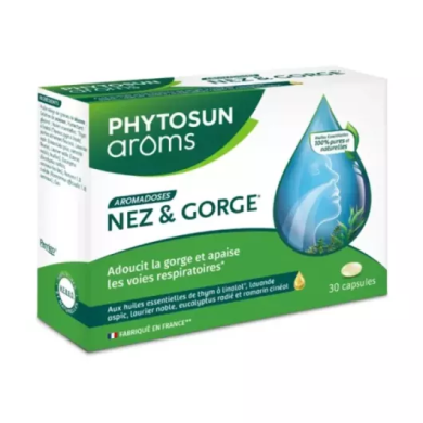PHYTOSUN AROMS Capsules Nez et Gorge Boite de 30