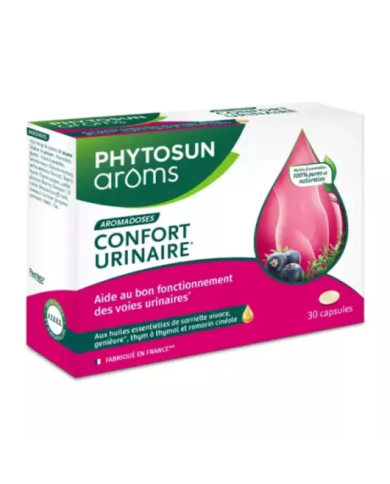 PHYTOSUN AROMS Capsules confort urinaire Boite de 30