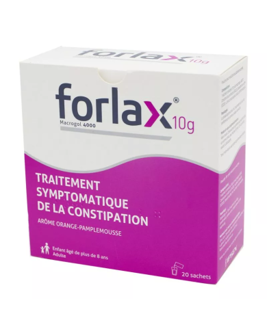 FORLAX Constipation chez l'adulte Boite de 10 sachets