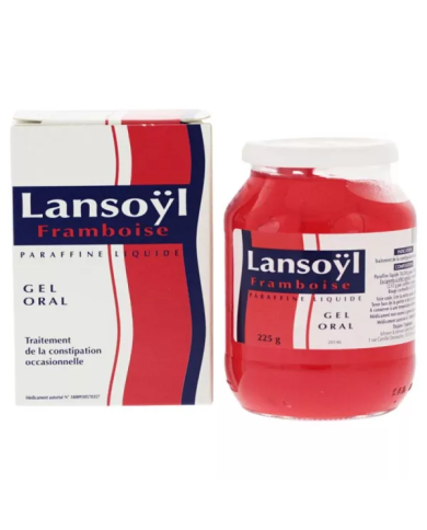 LANSOYL FRAMBOISE contre le constipation gel oral en pot de 225 grammes