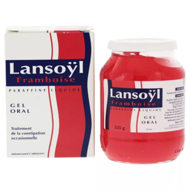 LANSOYL FRAMBOISE contre le constipation gel oral en pot de 225 grammes