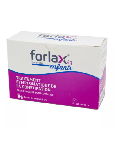 Forlax enfants 4 g, poudre pour solution buvable - 20 sachets-doses