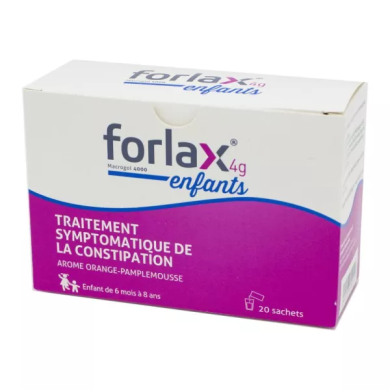 Forlax enfants 4 g, poudre pour solution buvable - 20 sachets-doses
