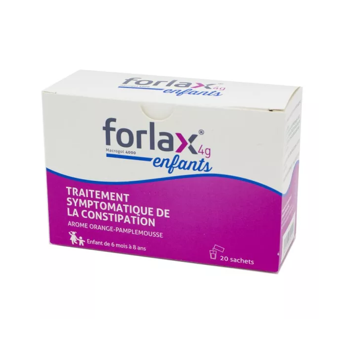 Forlax enfants 4 g, poudre pour solution buvable - 20 sachets-doses