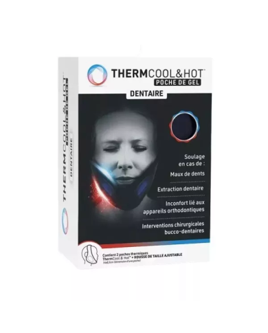 Thermcool Hot Poche de Gel Dentaire + housse ajustable
