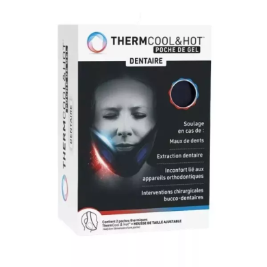 Thermcool Hot Poche de Gel Dentaire + housse ajustable