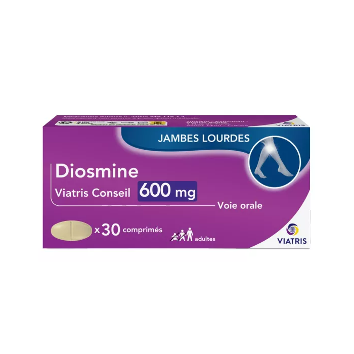 DIOSMINE viatris  600 mg Boite de 30 comprimés