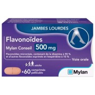 Flavonoïdes Mylan Conseil 500 mg Boite de 60 comprimés