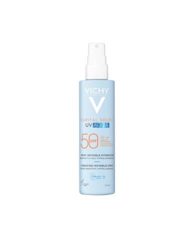 Vichy Capital Soleil UV SPF50 Aqua Spray Invisible Hydratant de 200 ml