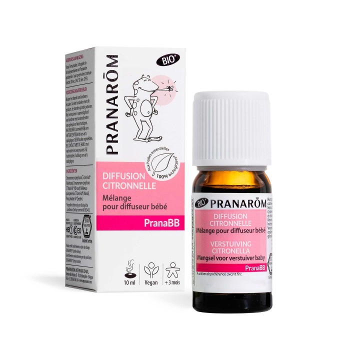 PRANAROM PranaBB Diffusion citronnelle pour bébé - Bio