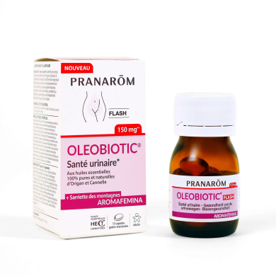 PRANAROM Aromafemina Oleobiotic santé urinaire FLASH Flacon de 15 capsules
