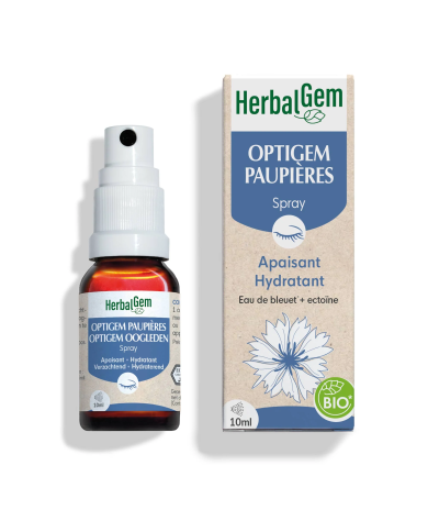 HERBALGEM OptiGem paupières spray - Bio Flacon de 10 ml