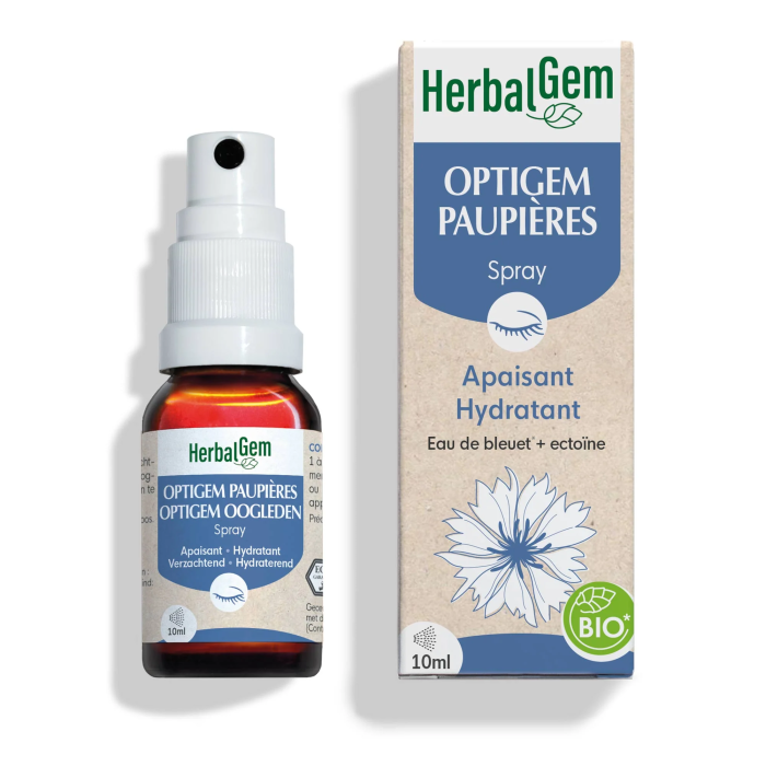 HERBALGEM OptiGem paupières spray - Bio Flacon de 10 ml