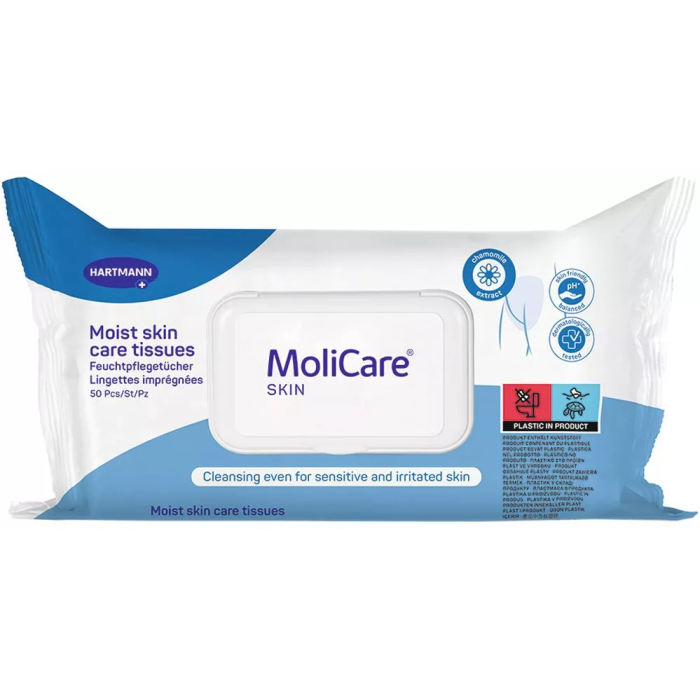 MoliCare Skin Lingettes imprégnées Sachet de 50