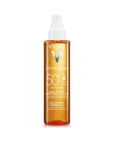 Vichy Capital Soleil Huile Invisible SPF50 Spray de 200 ml