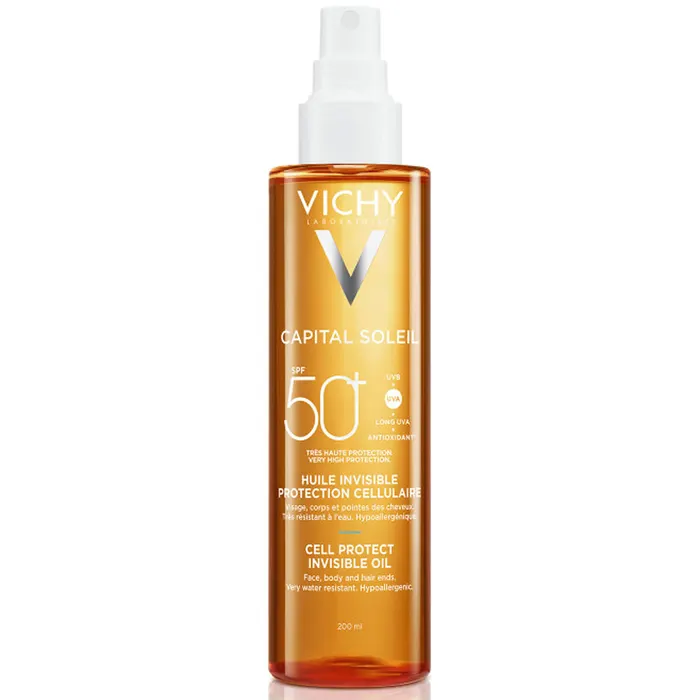 Vichy Capital Soleil Huile Invisible SPF50 Spray de 200 ml