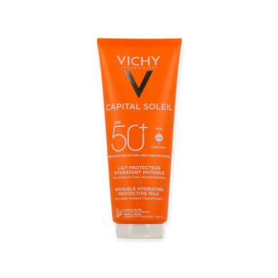 VICHY CAPITAL SOLEIL Lait protecteur Hydratant invisible SPF50+ Tube de 300 ml