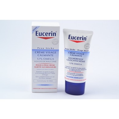 EUCERIN OMEGA Crème visage calmante sans parfum Tube de 50ml EUCERIN OMEGA Crème visage calmante sans parfum Tube de 50ml