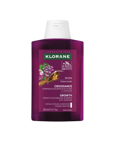 KLORANE Shampoing à la QUININE Flacon de 200 ml