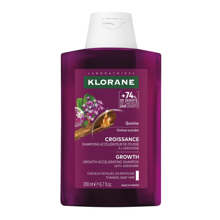 KLORANE Shampoing à la QUININE Flacon de 200 ml
