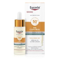 Eucerin Sun Oil Control sérum solaire ultra-léger SPF50+ Flacon de 30ml