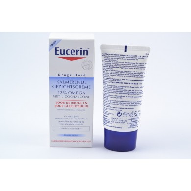 EUCERIN OMEGA Crème visage calmante sans parfum Tube de 50ml EUCERIN OMEGA Crème visage calmante sans parfum Tube de 50ml