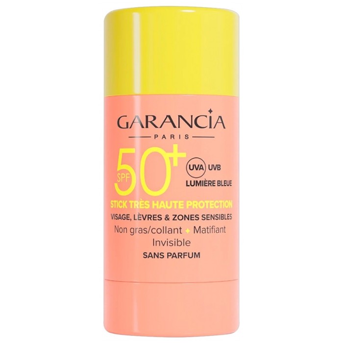 Garancia Stick Visage, Lèvres et Zones Sensibles SPF50+ Tube de 15 g