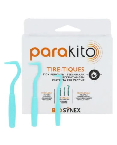Biosynex tire tique Boite de 3 crochets