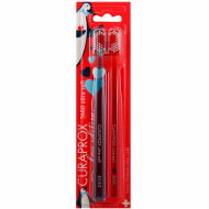 Curaprox 5460 Brosse à Dents Ultra-Souple "love edition" Boite de 2 Unités