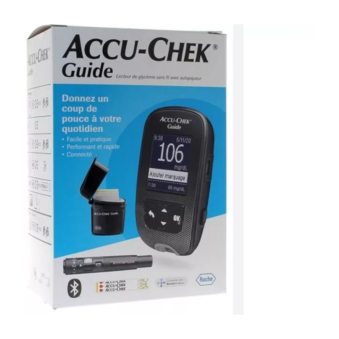 Accu-Chek Guide lecteur de glycémie Kit complet