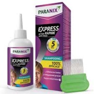 PARANIX Shampooing Express Anti-Poux 5 min + Peigne Flacon de 300 ml