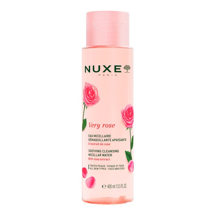 NUXE VERY ROSE Eau Micellaire démaquillante Apaisante 3-en-1 Flacon de 400 ml