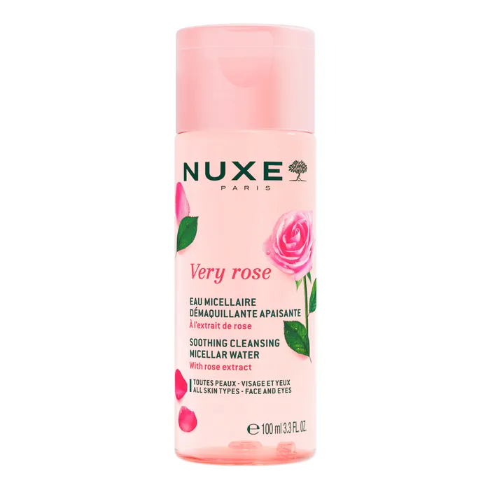 NUXE VERY ROSE Eau Micellaire démaquillante Apaisante 3-en-1 Flacon de 100 ml