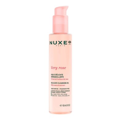 NUXE VERY ROSE Huile Délicate Démaquillante Flacon pompe de 150 ml