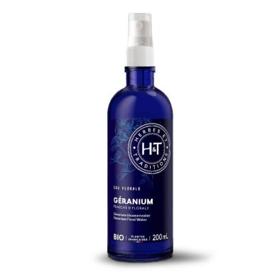 HERBES ET TRADITIONS Eau florale de geranium Spray de 200ml
