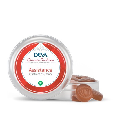 DEVA Gommes bio émotions Assistance - Situations d'urgence Boite de 45g