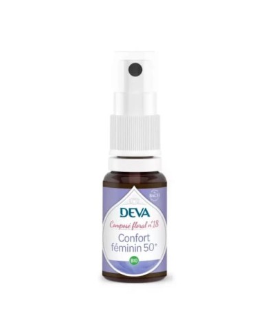 DEVA Composé Floral N°18 Confort Féminin 50+ Spray de15ml